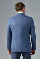 Пиджак из итальянской шерстяной ткани Reda с узором Regular Fit