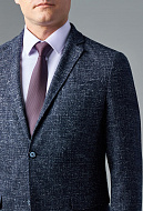 Пиджак из итальянской ткани Marzotto с шерстью и хлопком Regular Fit