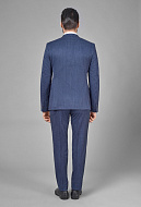 Костюм из смесовой ткани в полоску Slim Fit
