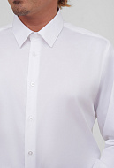 Однотонная хлопковая рубашка Slim Fit