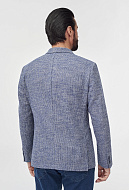 Пиджак из меланжированной ткани с накладными карманами Regular Fit