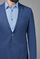 Пиджак из итальянской ткани с шерстью и хлопком Slim Fit