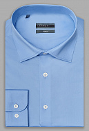 Голубая рубашка с классическим воротником Slim Fit