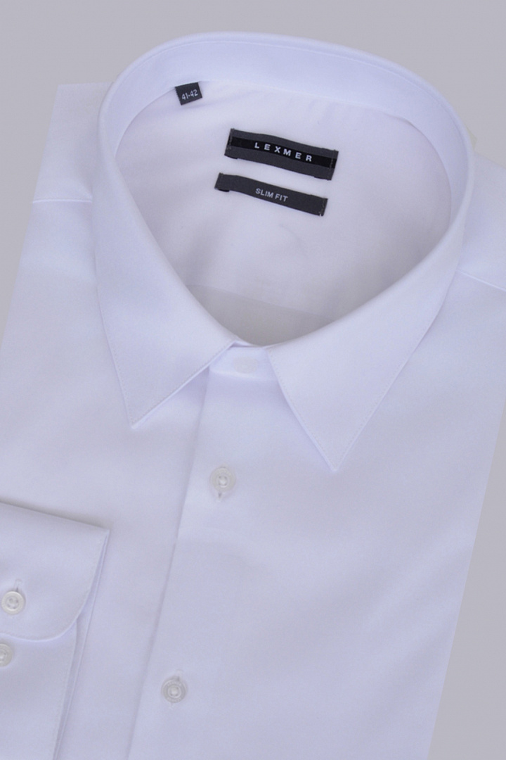Однотонная рубашка Slim Fit