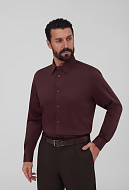 Рубашка из эластичного хлопка Regular Fit