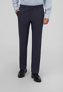 Костюм из смесовой ткани в клетку Regular Fit