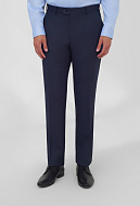 Костюмные брюки из шерстяной ткани Slim Fit