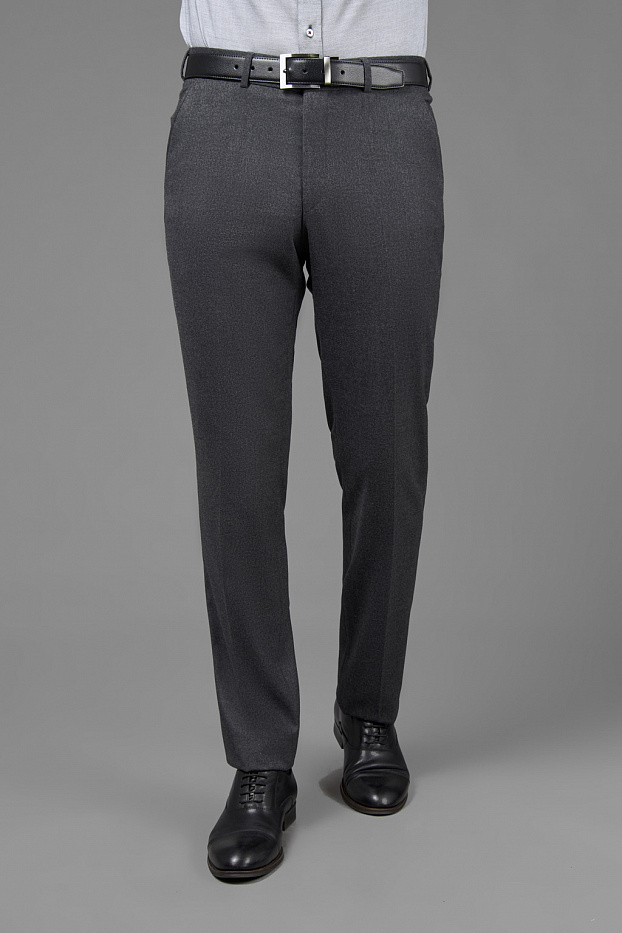 Классические брюки серого цвета Regular Fit