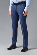 Синие брюки из поливискозной ткани Super Slim Fit