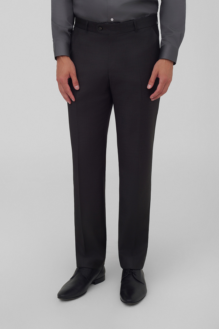 Костюмные брюки из шерсти Regular Fit