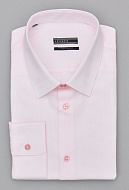 Розовая рубашка из жаккардовой ткани на высокий рост Regular Fit