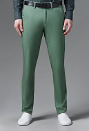 Хлопковые зеленые брюки чинос Super Slim Fit