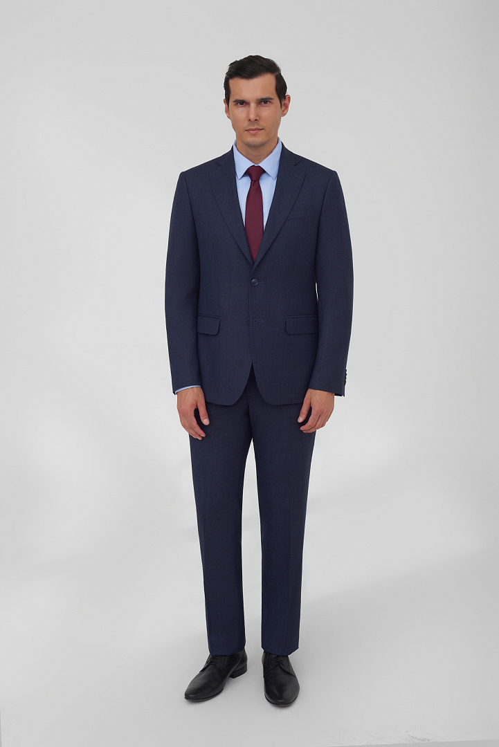 Костюмный пиджак из шерстяной ткани Slim Fit