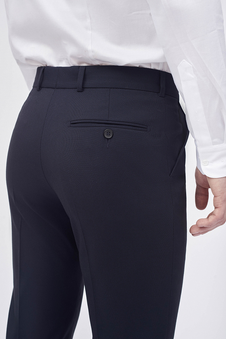 Классические брюки из смесовой ткани Super Slim Fit