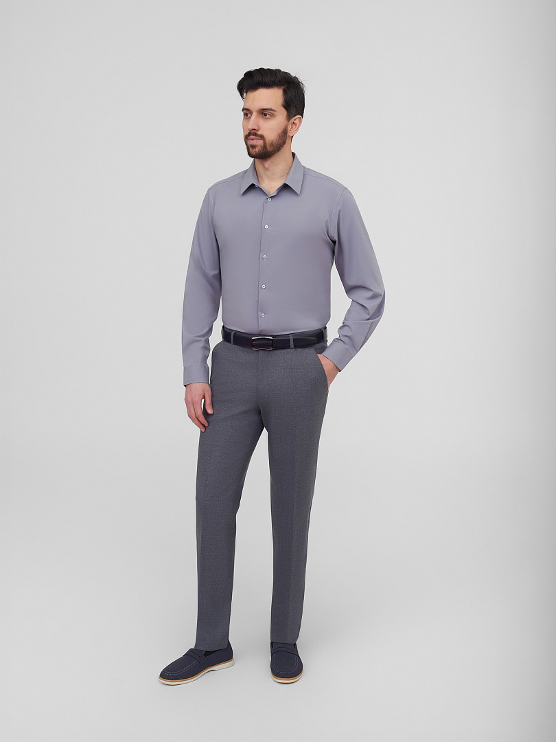Рубашка с добавлением бамбука Slim Fit