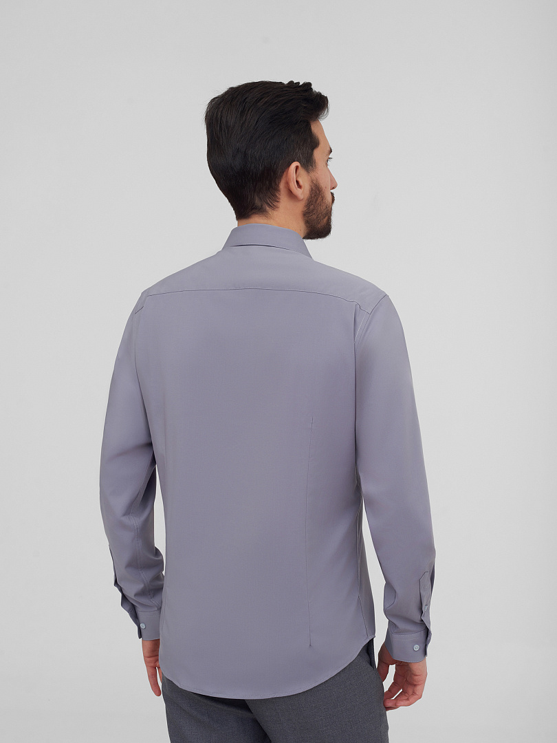 Рубашка с добавлением бамбука Slim Fit