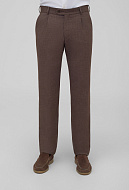 Костюмные брюки из смесовой ткани Slim Fit