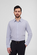 Хлопковая рубашка в клетку Regular Fit