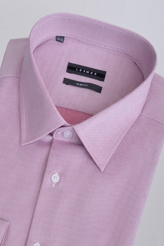 Рубашка с мелким узором Slim Fit
