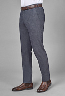Серые брюки из шерстяной ткани Slim Fit