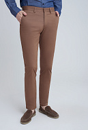 Хлопковые коричневые брюки чинос Super Slim Fit