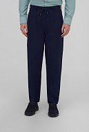 Костюмные брюки из хлопка и льна Regular Fit