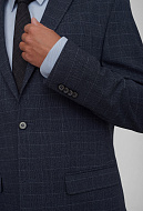 Костюм из смесовой ткани в клетку Regular Fit