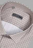 Рубашка с микродизайном и классическим воротником Slim Fit