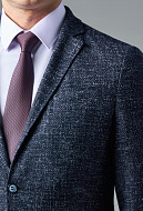 Пиджак из итальянской ткани Marzotto с шерстью и хлопком Regular Fit
