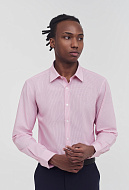 Рубашка в мелкую клетку Slim Fit