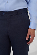 Костюмные брюки из шерстяной ткани Slim Fit
