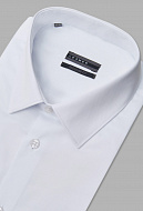 Классическая белая рубашка из эластичной ткани на высокий рост Regular Fit
