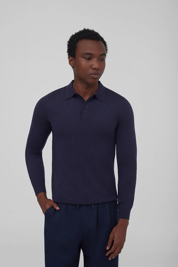 Поло с добавлением шерсти