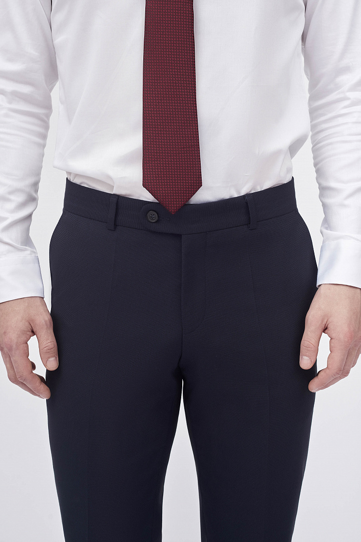 Классические брюки из смесовой ткани Super Slim Fit