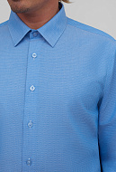 Рубашка с мелким узором Slim Fit
