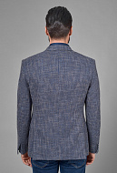 Пиджак из итальянской ткани Vitale Barberis со льном и шелком Slim Fit