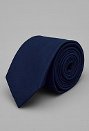 Синий галстук из текстурной ткани