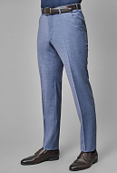 Костюмные брюки из тонкой шерстяной ткани Slim Fit