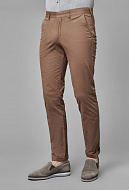 Хлопковые коричневые брюки чинос Slim Fit