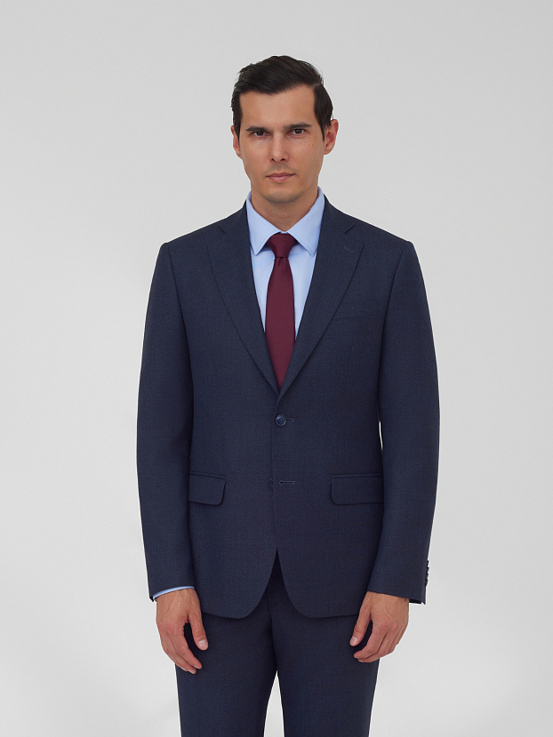 Костюмный пиджак из шерстяной ткани Slim Fit