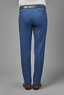 Голубые брюки из поливискозы Slim Fit