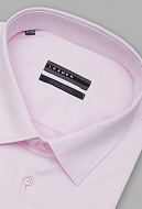 Розовая рубашка из жаккардовой ткани Regular Fit