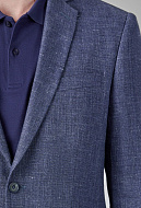 Пиджак из итальянской ткани Drago изо льна и шерсти Regular Fit