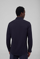 Однотонная рубашка из эластичной ткани Regular Fit