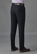 Классические брюки из матовой поливискозной ткани Regular Fit