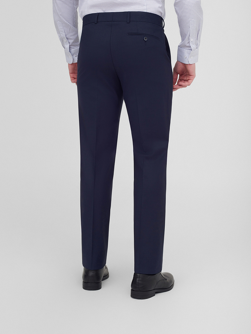 Костюмные брюки из шерстяной ткани Regular Fit