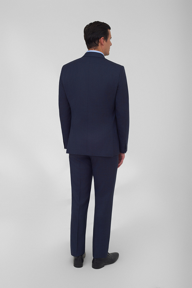 Костюмный пиджак из шерстяной ткани Slim Fit
