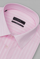 Розовая рубашка в полоску Slim Fit