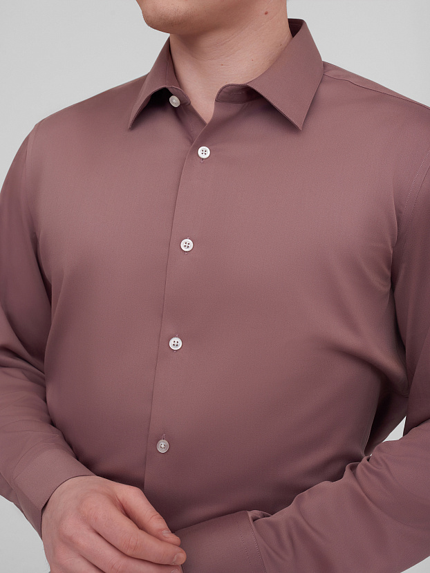 Рубашка с добавлением бамбука Slim Fit