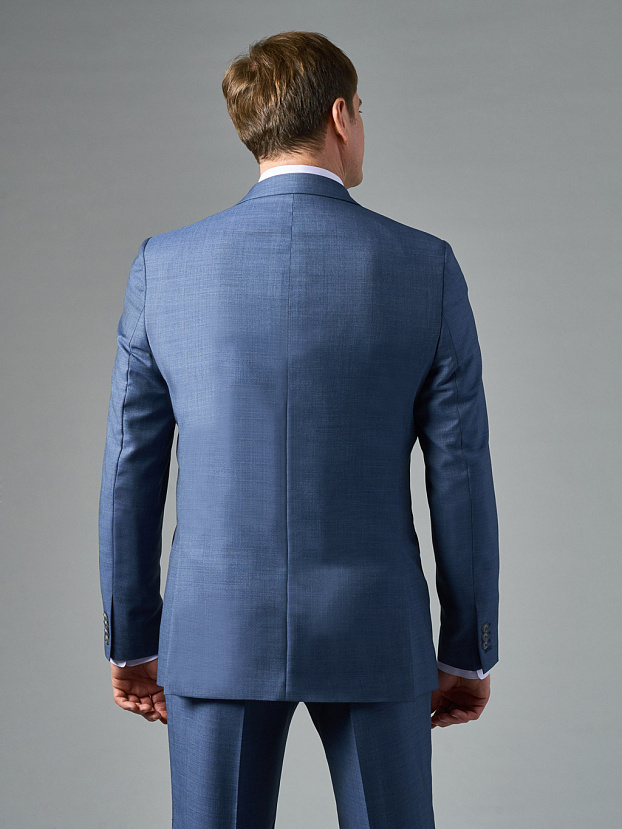 Костюмный пиджак из итальянской шерстяной ткани Marzotto Regular Fit